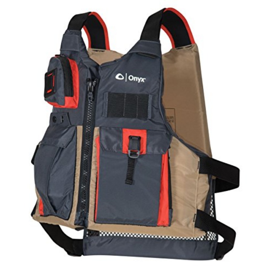 Fishing Kayak Paddle - Kajak-Angelweste USCGA PFD/Schwimmweste mit Mehreren Taschen,