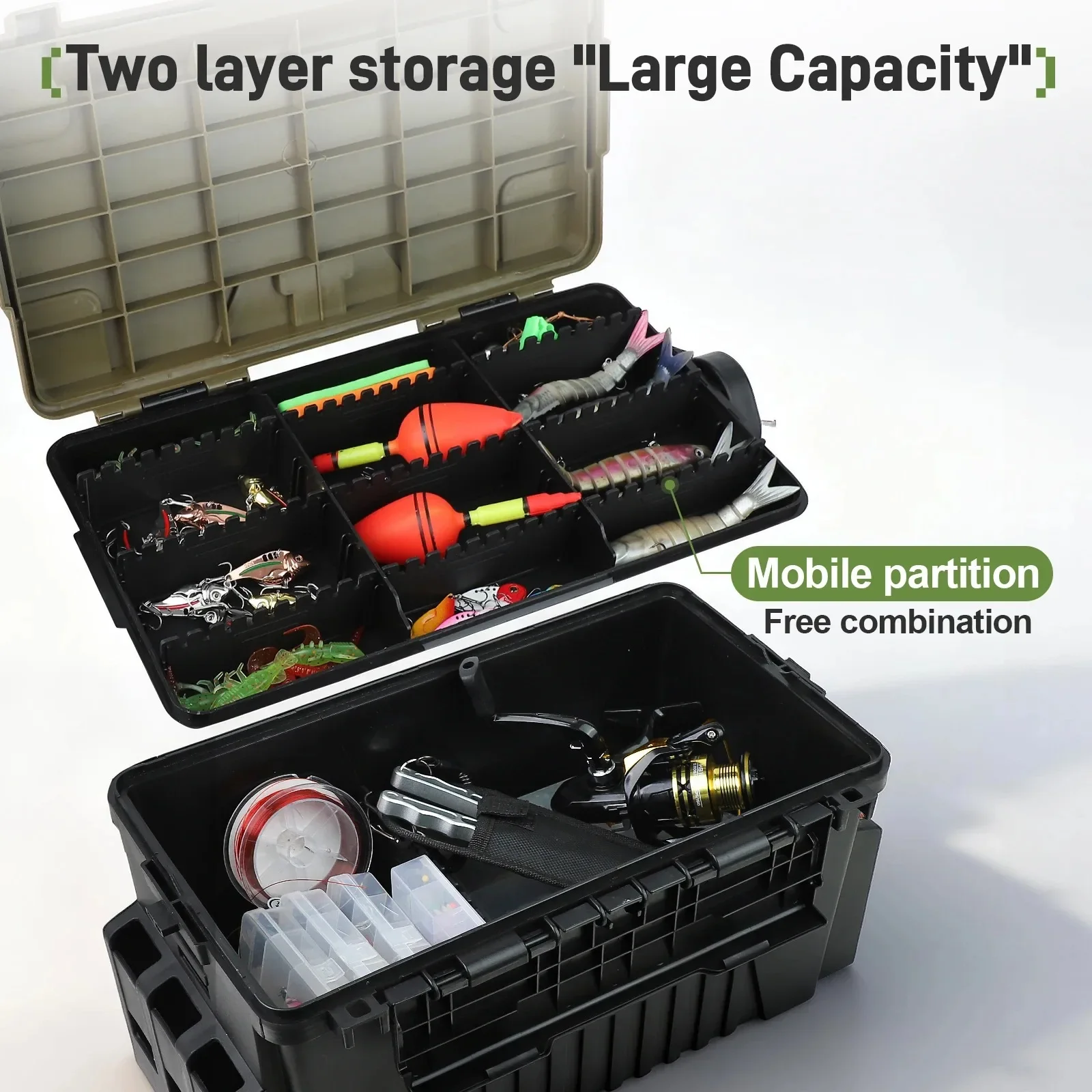 Große Angelbox mit Sitz, doppe – Fishing Kayak Crate Bewertung und Preis