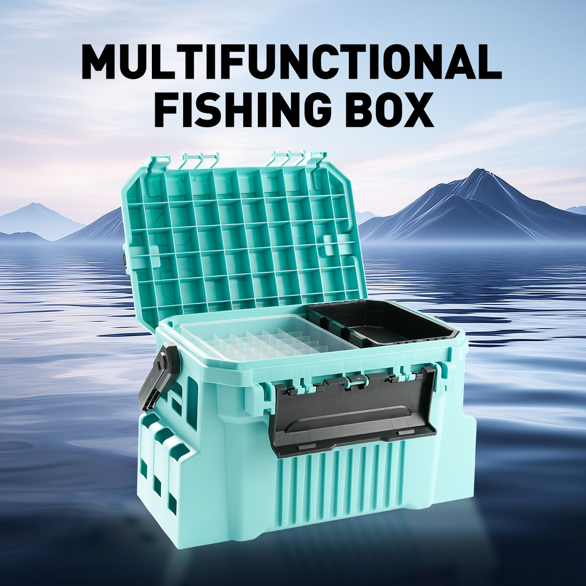 20L Angelgerät-Box mit Egi-Box – Fishing Kayak Crate Bewertung und Preis