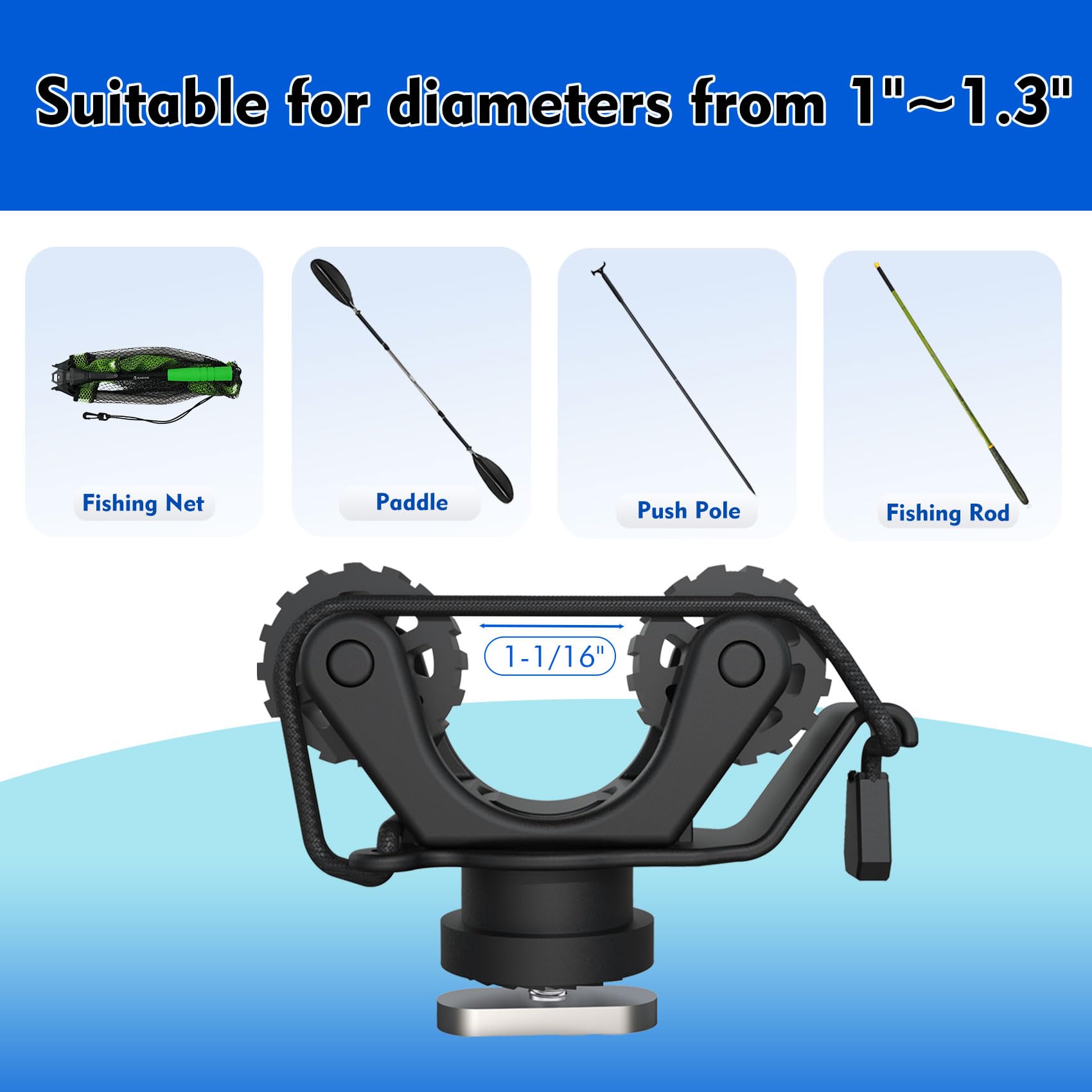 Kajak Rail Paddle Halter Kajak – Fishing Kayak Rod Holder Bewertung und Preis